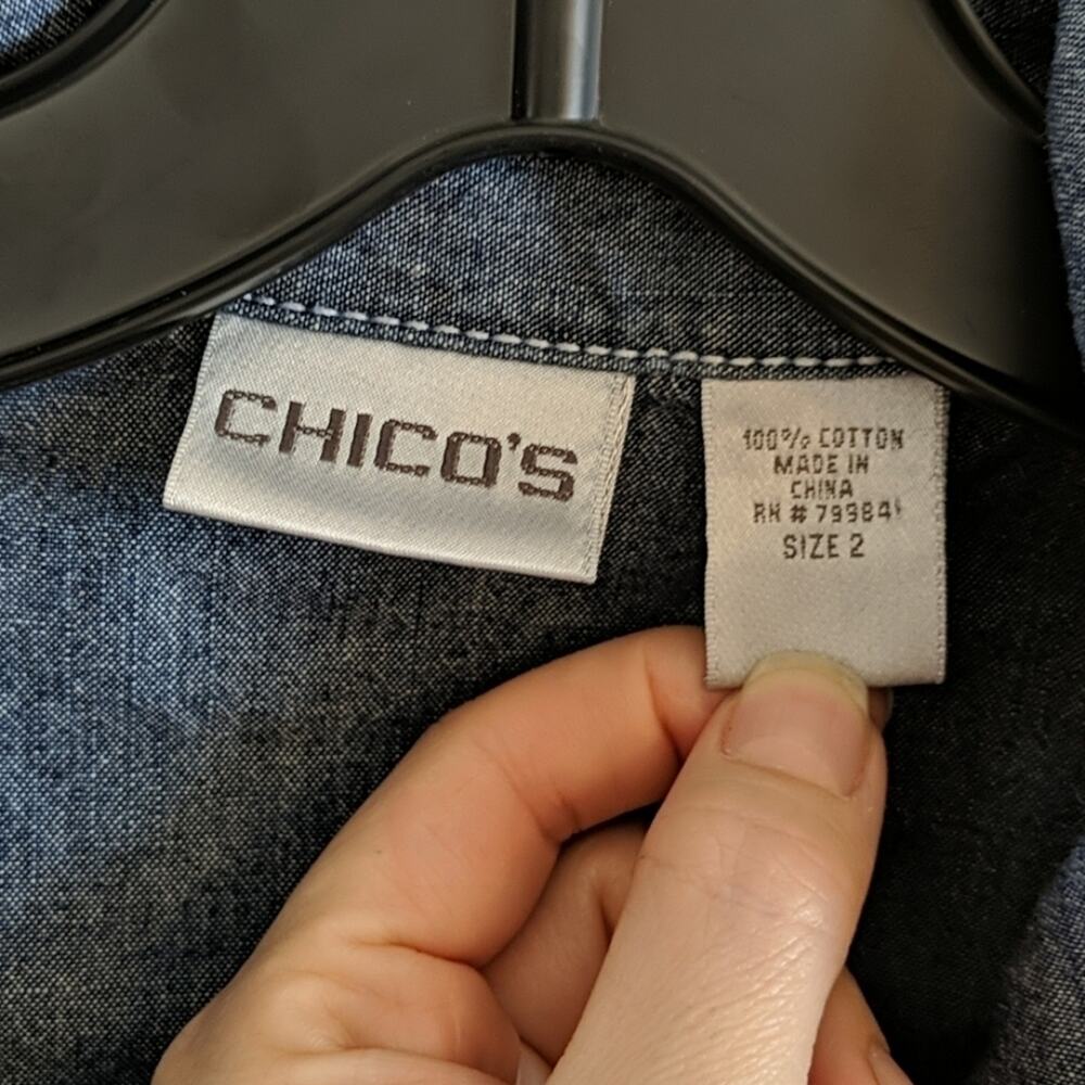 Chicos Button Front Jacket - image 3